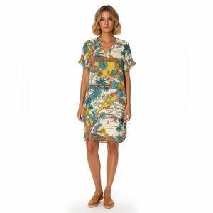 La Fée Maraboutée Jungle Shirt Dress